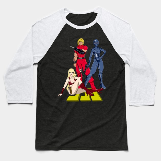 Space Adventure Cobra Baseball T-Shirt by MauryAraya316